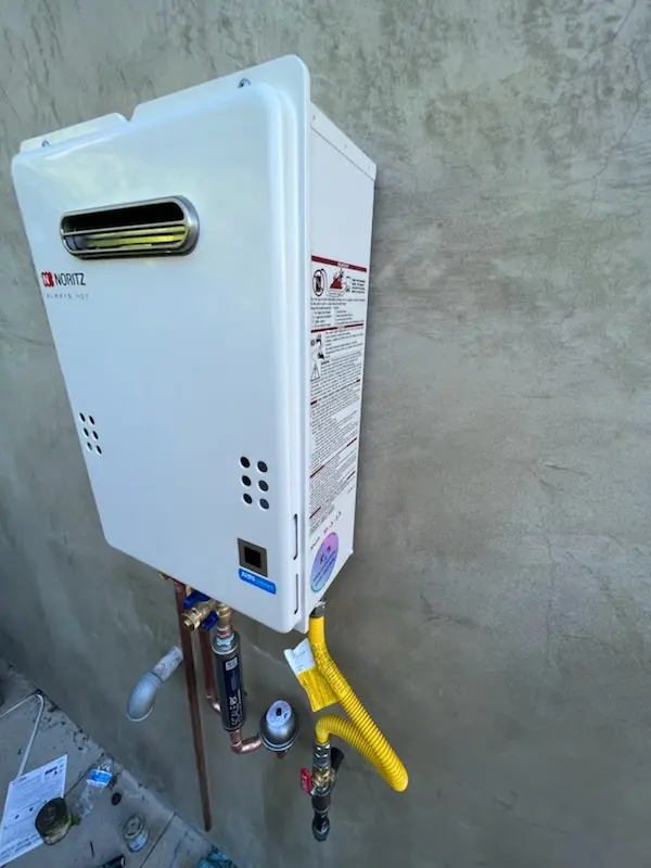 Tankless water heater installation for Verona homes